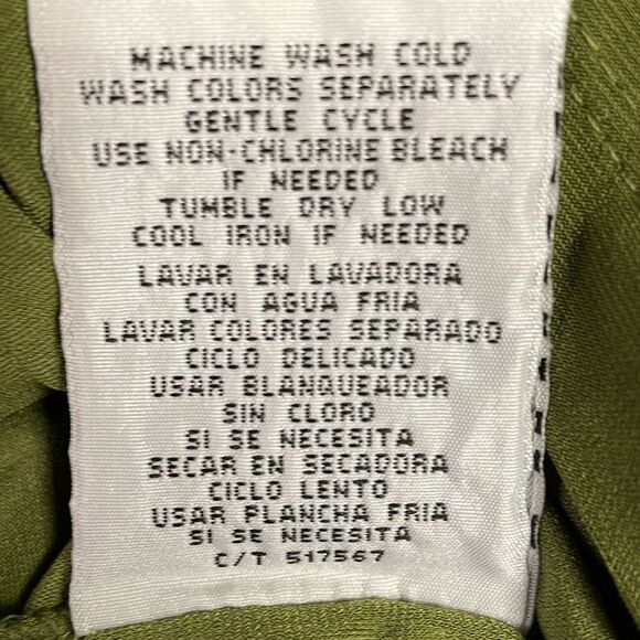 DANNY AND NICOLE Ladies Cropped Ruffled Forest Green Cardigan Jacket Size 14 - Picture 7 of 8